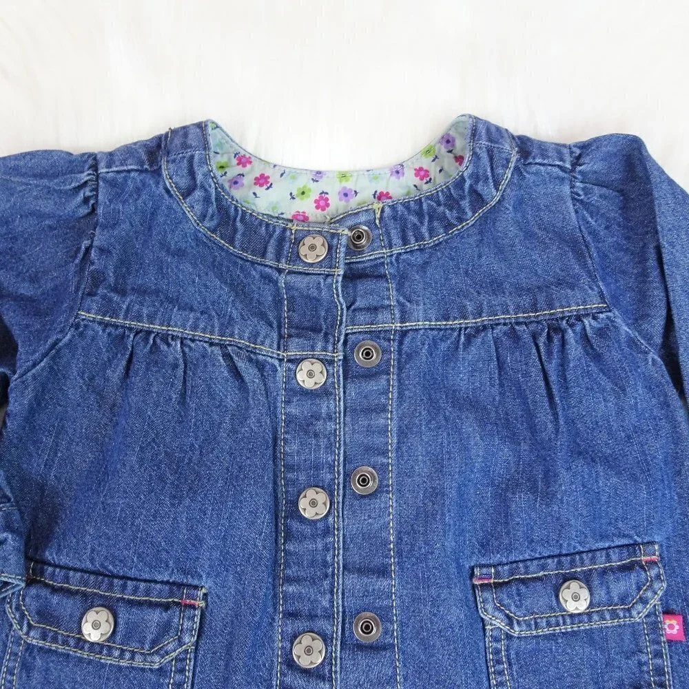 Clearance!💎5/$25 Carter's Denim Jean Jacket Baby Adorable 18 Mos